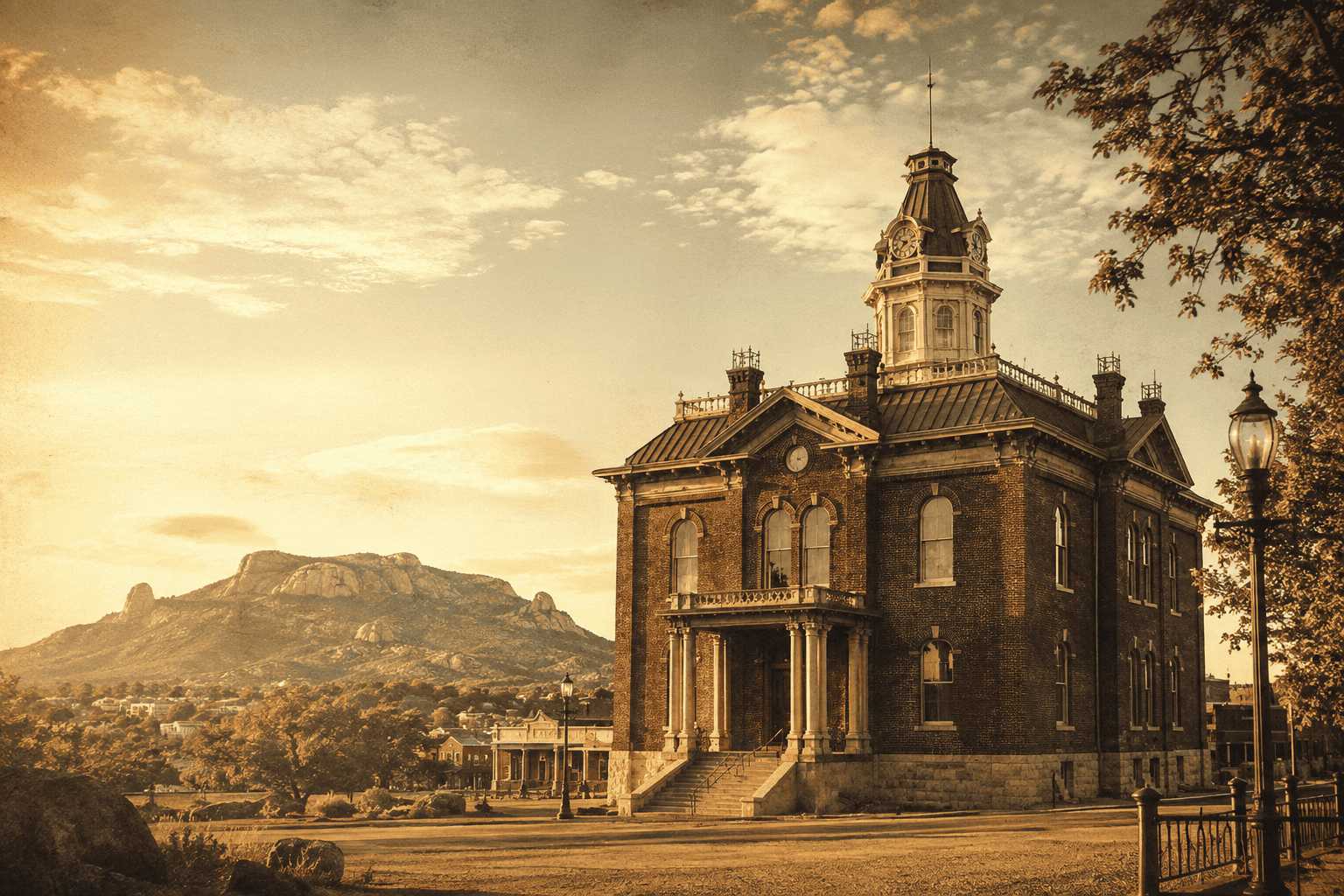 The 1878 Yavapai County Courthouse in Prescott, Arizona.