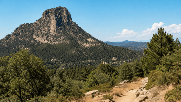 Thumb Butte in Prescott, AZ - one of the things to do while visiting.