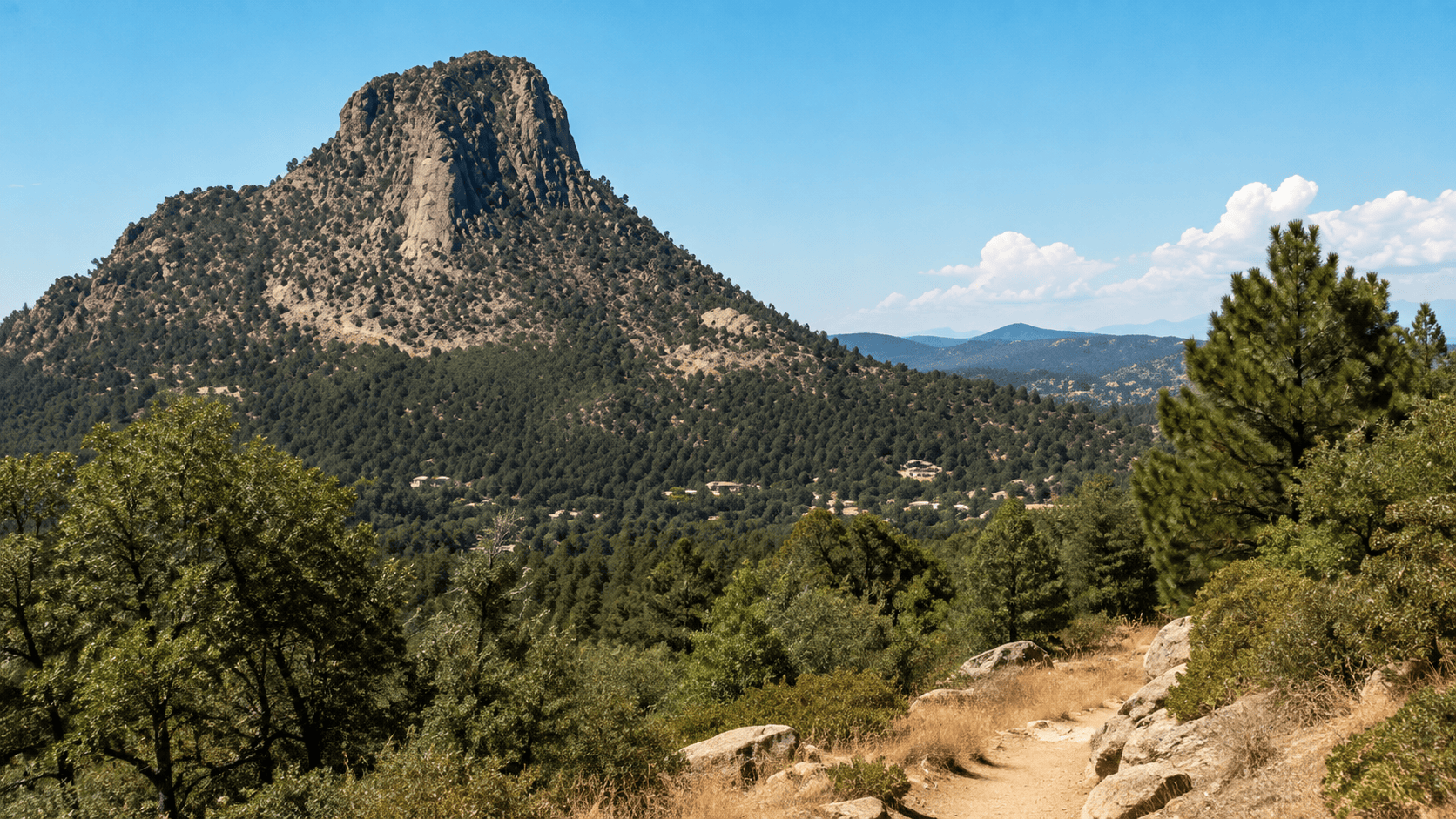 Thumb Butte in Prescott, AZ - one of the things to do while visiting.